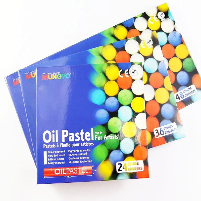 24/36/48 colors colorful painting hand-painted graffiti children wax crayon drawing color oil pastels