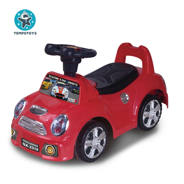 Tempo Toys Push Hand Cartoon  Steering Wheel Toy Car For Big Kids Ride On Toy Kid Car Ride On Car Baby Walker