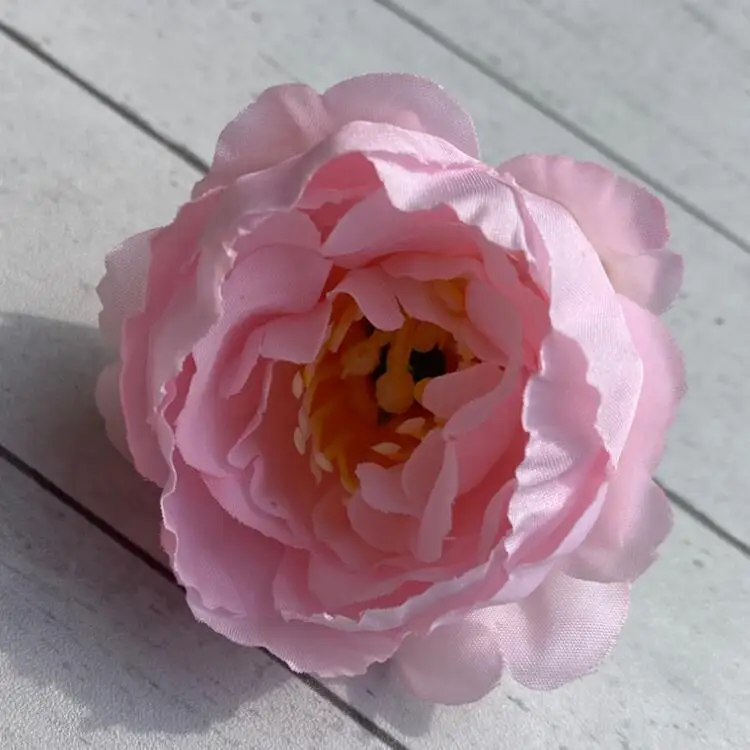 Wholesale Colorful Faux Silk Camellia Flower Heads DIY Arrangement Artificial Peony Flower Heads For Home Wedding Wall Decor