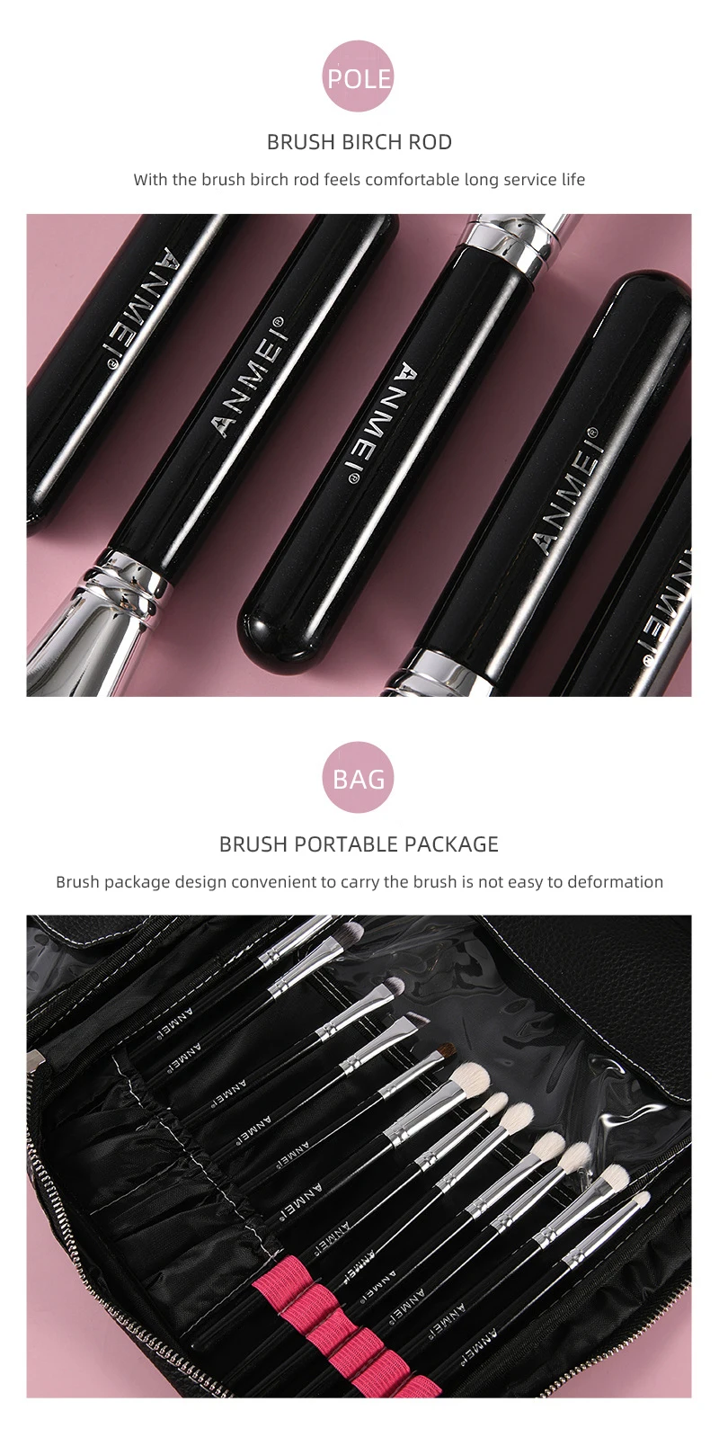 Professional Exquisite Makeup Brush Set Meticulous Facial Eye Brush Sets Variety 24 Pieces Black Makeup Brush Set