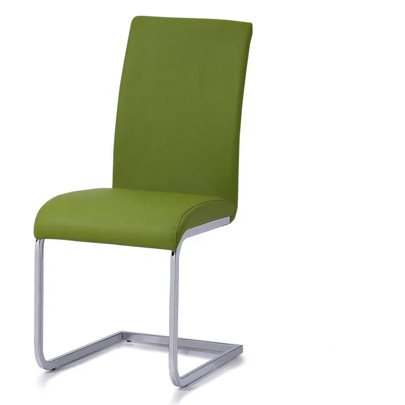 Factory wholesale custom dining table PU artificial leather bow dining chair