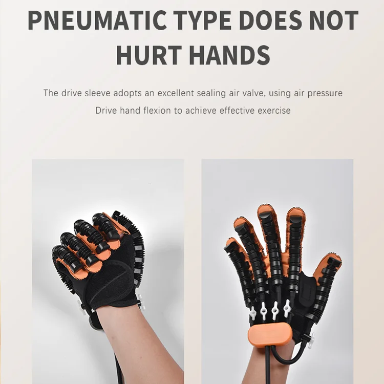 USB Portable Hand Rehabilitation Physiotherapy Robot Gloves Stroke Hemiplegia Hand Function Recovery Intelligent Finger Trainer