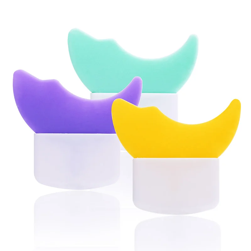 Mini Silicone Eyeliner Eyelash Aid Makeup Brush Mascara Assistant Guard Tool Facial Mask Makeup Applicator