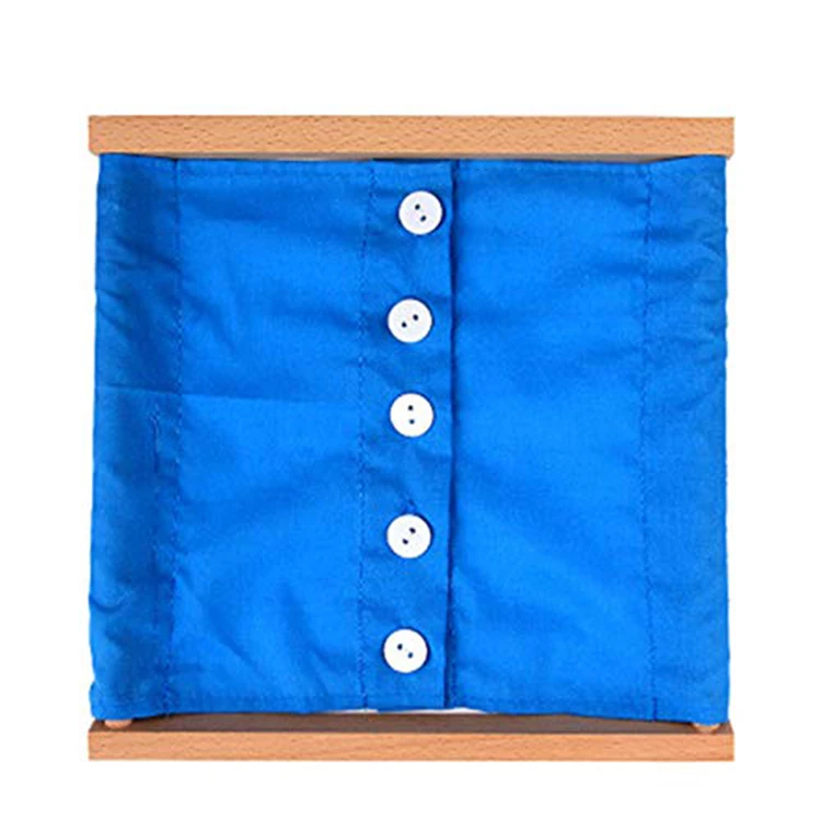 Early Childhood Tiger Montessori Materials Dressing Frame Kindergarten educational teaching Aids learning toy set