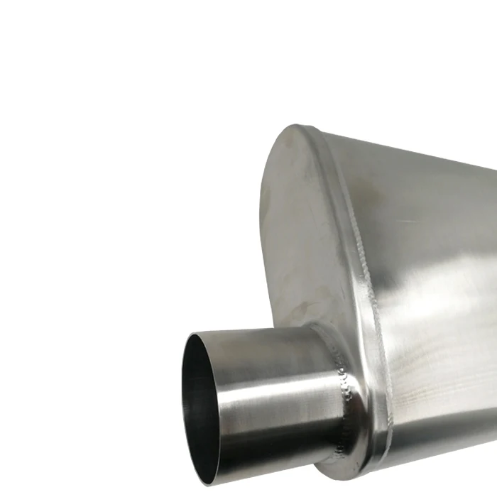High performance 304 Stainless steel  and aluminized steel Universal exhaust muffler for aftermarket