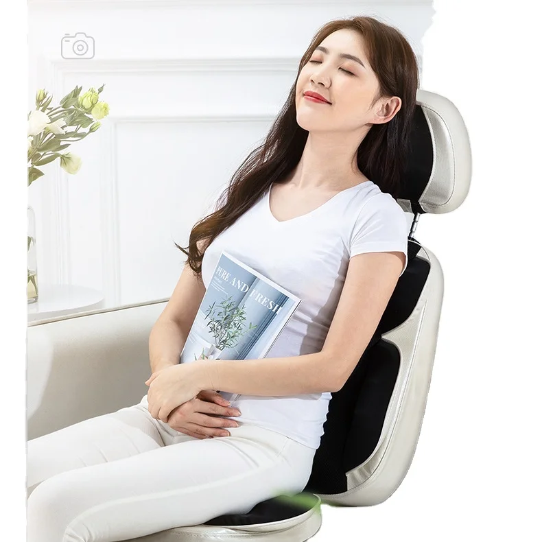 2021 4D полноразмерный Электрический манипулятор, маленькое массажное кресло с вибрацией для шеи и спины, нагревательные подушки безопасности шиацу, массажная подушка по индивидуальному заказу