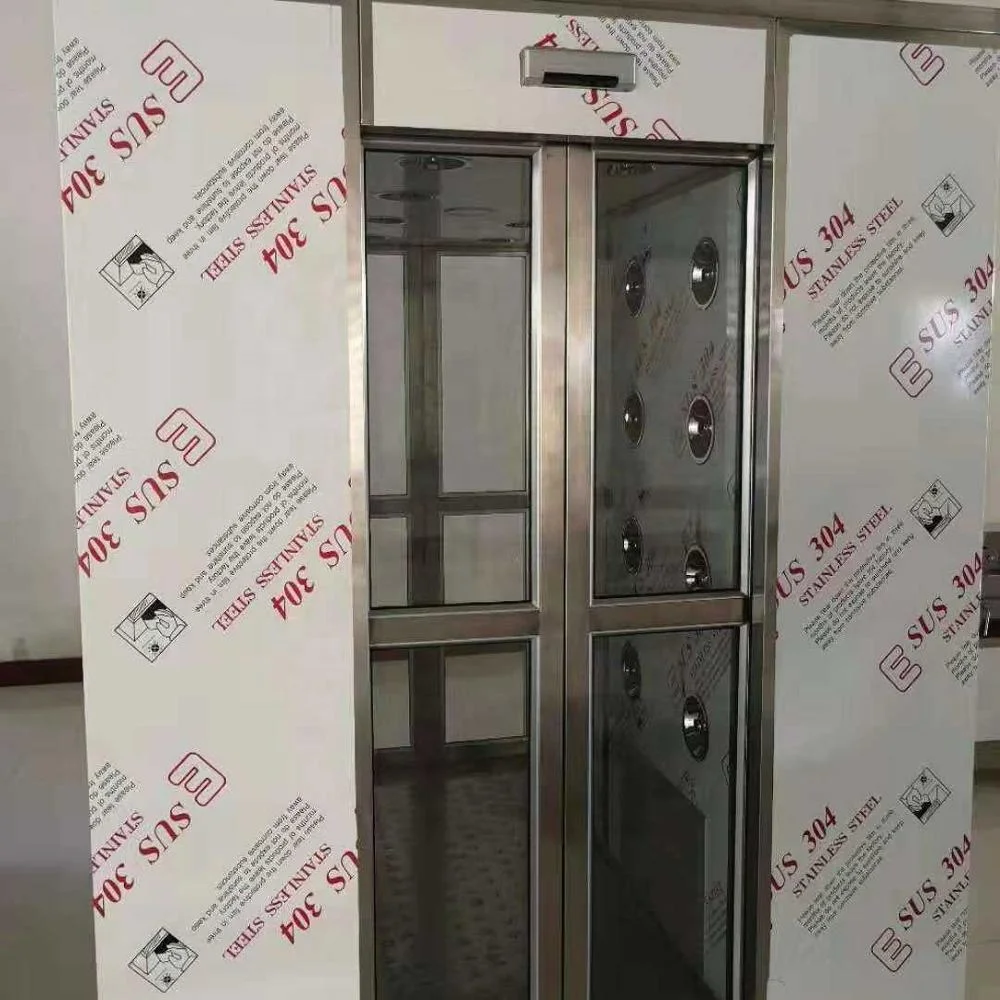 Mobile Disinfection cabin air shower room with ozone sterilization system for quickly and effectively remove particles
