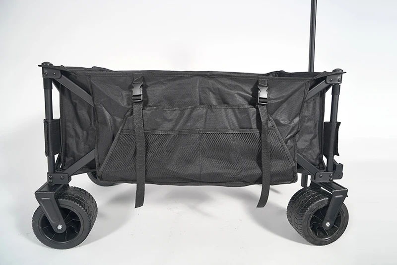 Hitree Collapsible utility camping Folding portable garden Wagon golf Cart heavy-duty beach tailgate wagon trolley