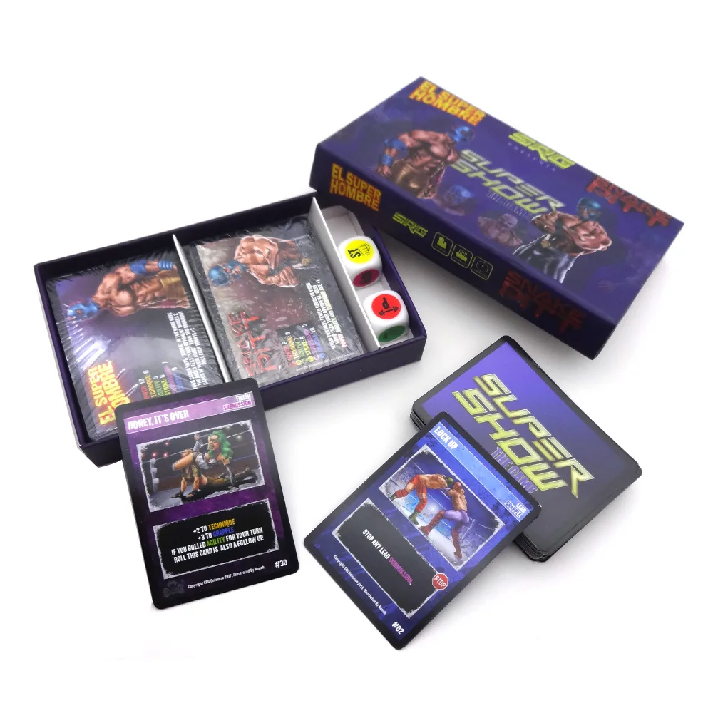Card Set Game Custom Printing Two or Three Decks Fun Card Games With Packaging Box