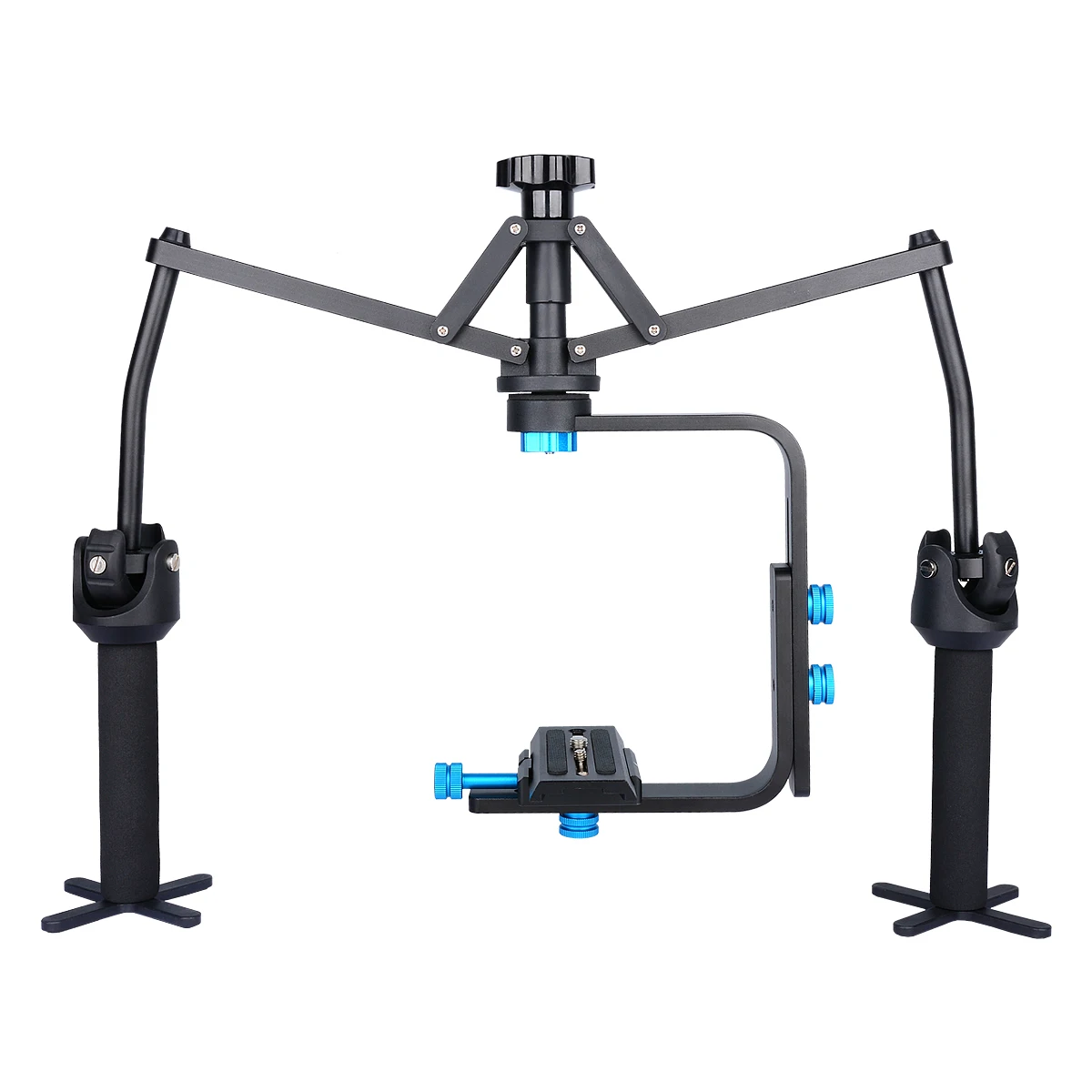 TL MEDIA HHS1 Aluminium 3 Axis Professional Spider Handheld Stabilizer for DV Camera
