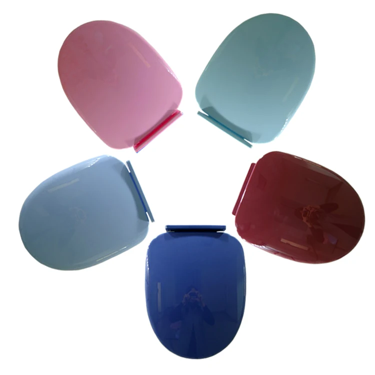 New fashion Color Customized Round Shape Red Green Blue Toilet Seat Cover
