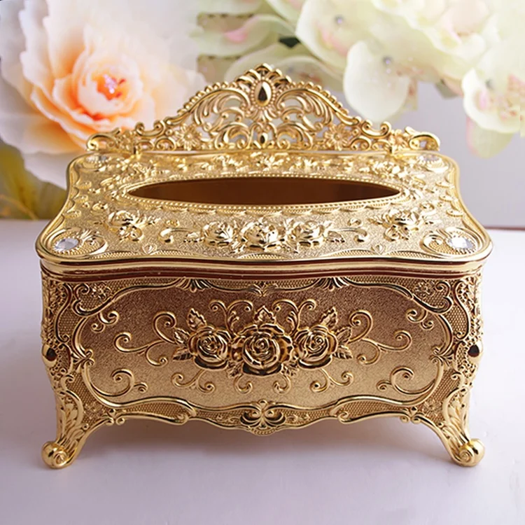 
Wholesale Luxury Hotel napkin holder tissue dispenser box 