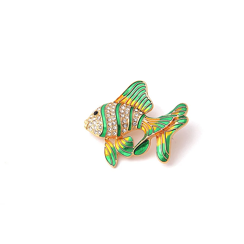 V&R Qingdao Joalheria Jewelry Cartoon Ocean Sea Fish Enamel Brooch Pin