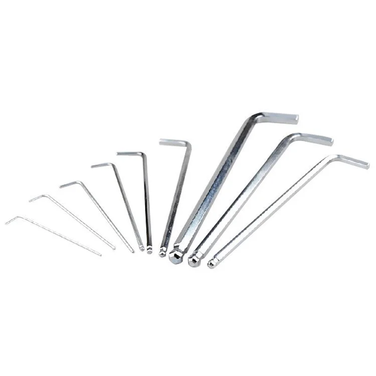 Steel Galvanized L-shaped Hexagon Wrench Set Custom-made Socket Fasteners