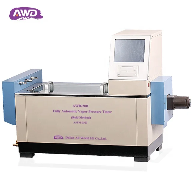 AWD-20B Fully Auto Analyzer Price Reid Method Vapor Chamber Petroleum Products Tester ASTM D323 Vapor Pressure Testing Equipment