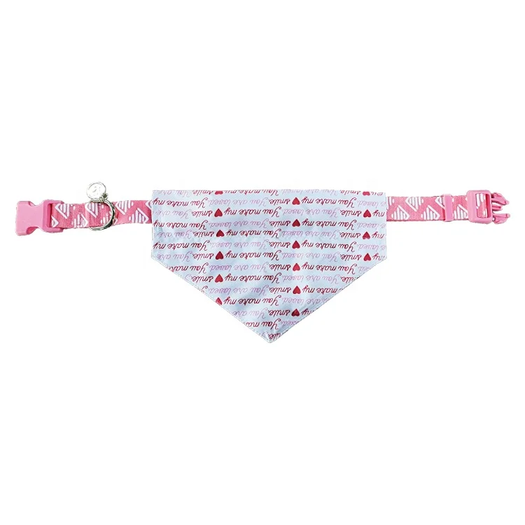 High quality soft custom Christmas dog bandana print dog bandana collar