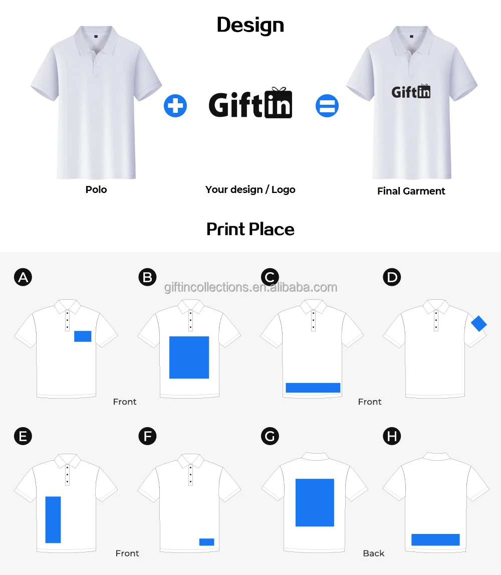 Customized Embroidery Logo Moisture Wicking Cotton Polyester Mens Uniform 3 Buttons Stripe Polo Shirt