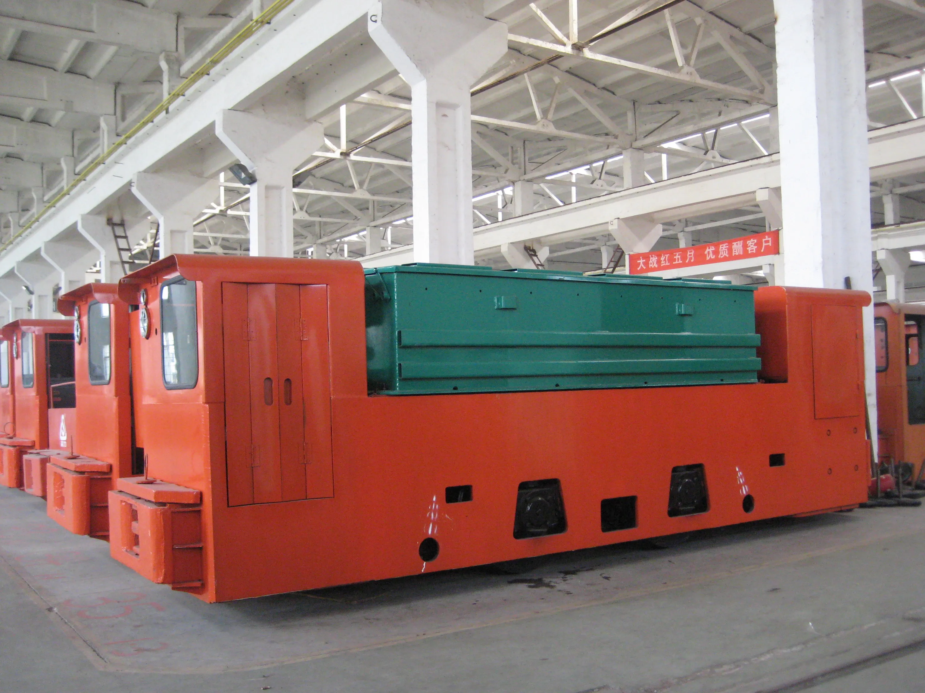 12 Tonne Underground Explosion-proof Tracting Mining Battery Electric Pulling Locomotive  Electric Train  Mining Machine