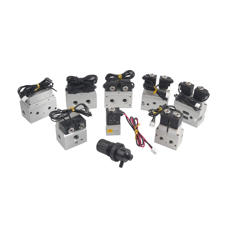 Aluminum alloy PSA 3L 5L 8L 10L Medical  Oxygen Generator Accessories 4 Way 2 Position O2 Concentrator Solenoid Valve