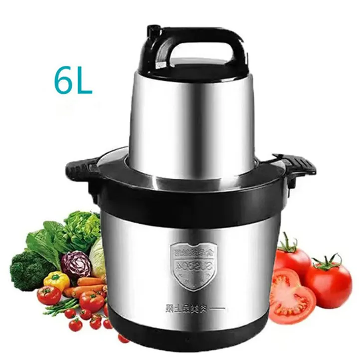 2024 Top sell factory price wholesale copper or aluminum electric 6l meat grinder meat mincer fufu pounding machine