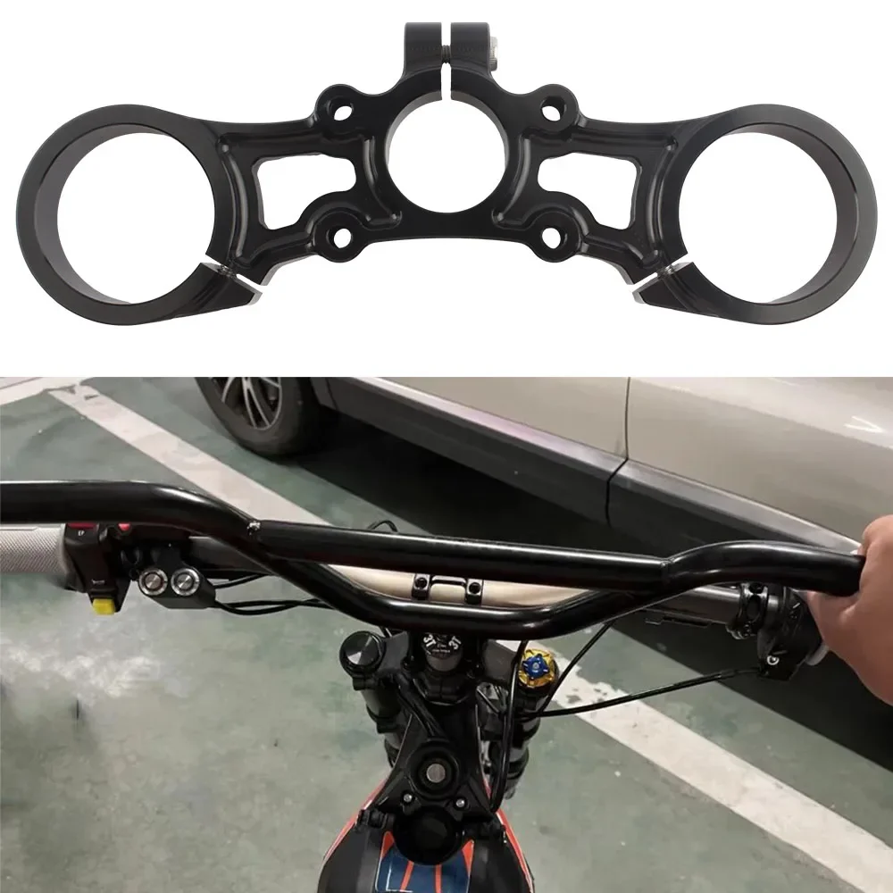 Motorcycle Accessories For SURRON LIGHT BEE X Universal CNC Aluminum Front Fork Upper Triple Clamp Top link For Enduro Motocross