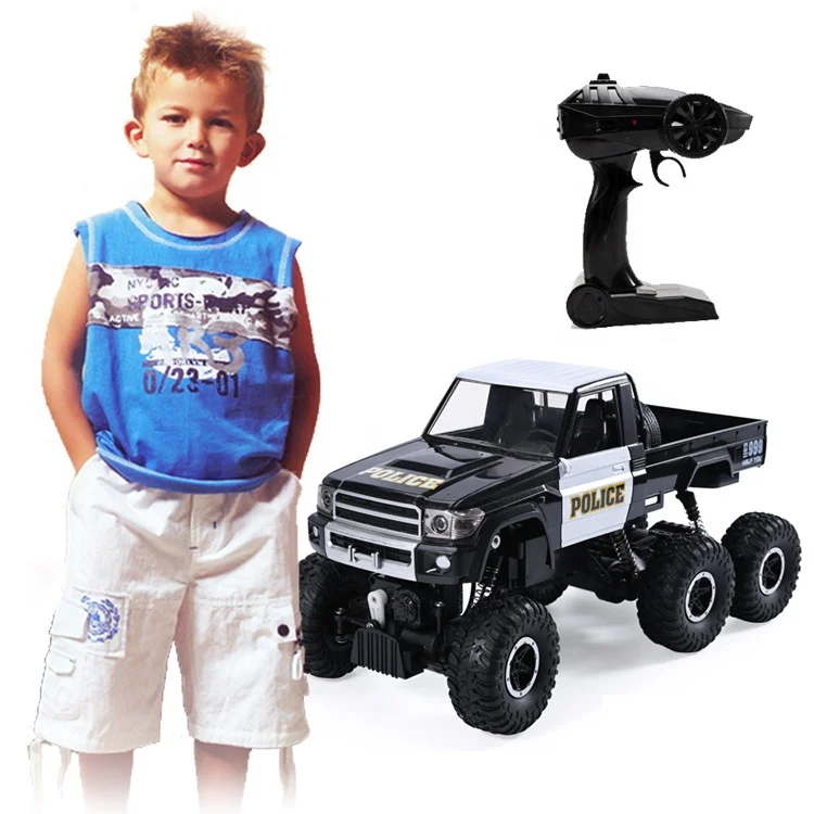 1/10 Remote control pick-up truck car 4CH 6WD black climbing car indoor&outdoor toys for children 2.4GHZ RC car toys for kids