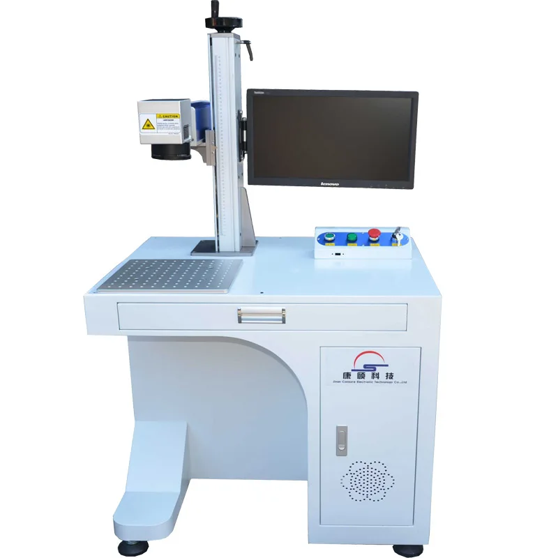 Hot Sale Raycus 20W 30W 50W Fiber Laser Marking Machine for marking metal