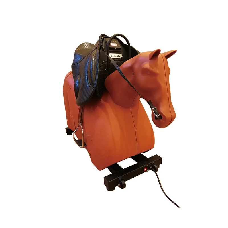 Hot Sale Trainer Racecourse Horse Training Equipment Electric Horse Riding Machine for Rehabilitation