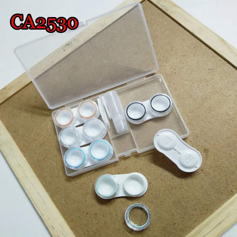 popular 6pcs contact lens set with pp saving box CA2530