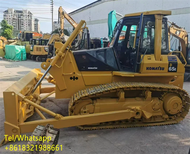 Good Condition Used Original CAT D65E-12 Bulldozer KOMATSU Second hand Komatsu D60 D65E-12 Track Dozer for sale
