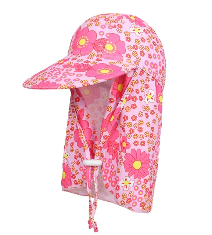 Уличная детская шляпа от солнца, закрывающая шею