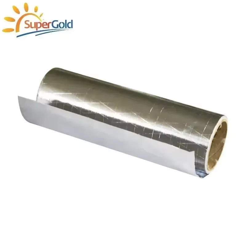 SuperGold Aluminum Foil Facing Fire-resistant Laminate Fabric Composite Aluminum Foil For Insulation Blanket