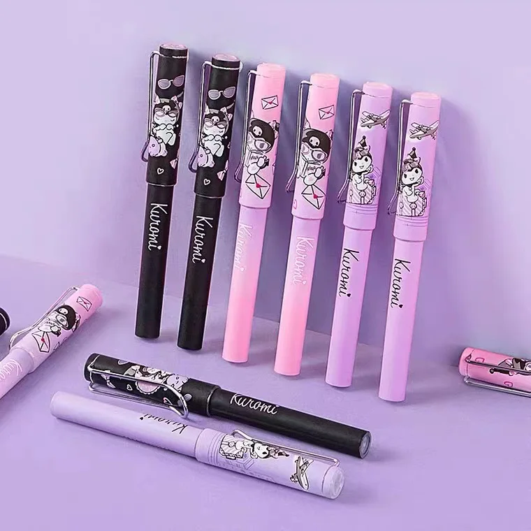 Cartoon creative fountain pen Zhengzi practice pen EF tip can change ink sac can wipe fountain pen