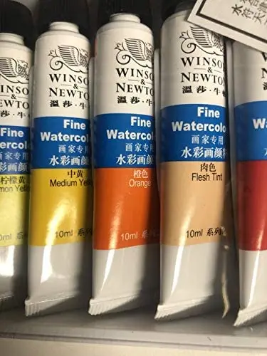 Winsor Newton Fine Watercolor Paint Set  for Artists Students Beginners 18colors of a Set