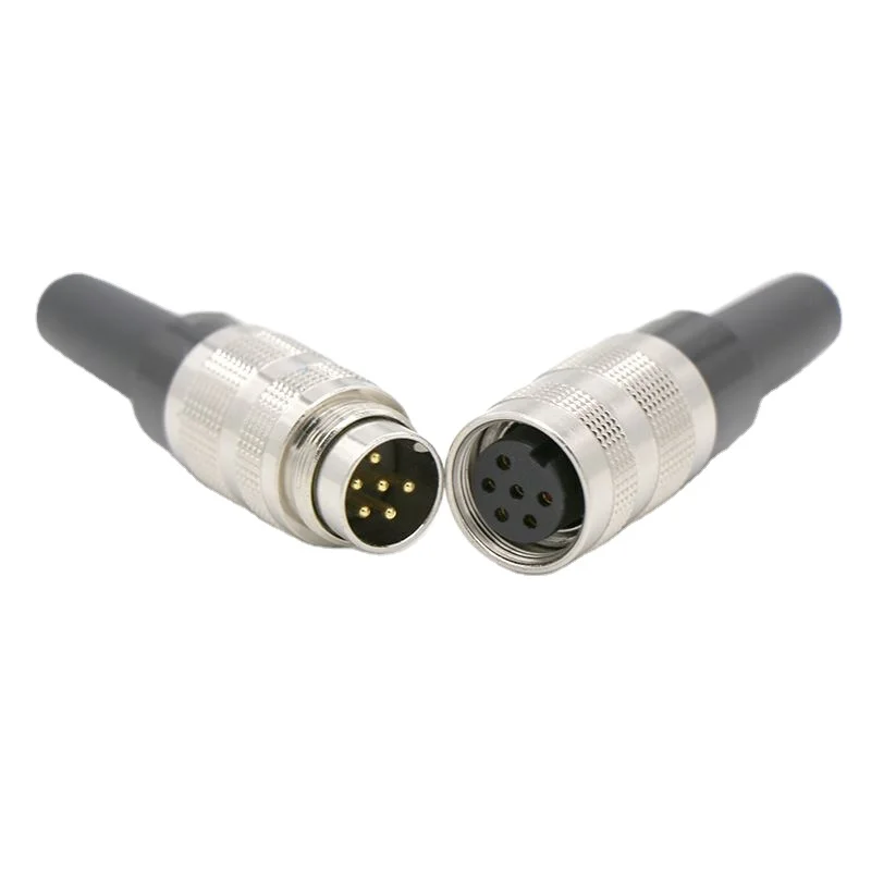 Sensor metal shell waterproof round shape welding m16 aviation plug