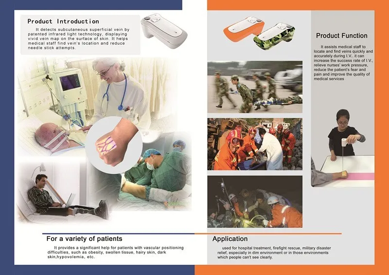 Professional Medical Devices Handheld Vascular Transilluminator Vein Viewer / FinderClinical Analytical Instruments