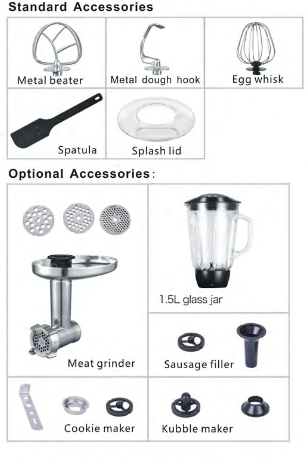 Коммерческий многофункциональный Электрический стоячий миксер YaFan, л, Кухонная техника, пищевой миксер