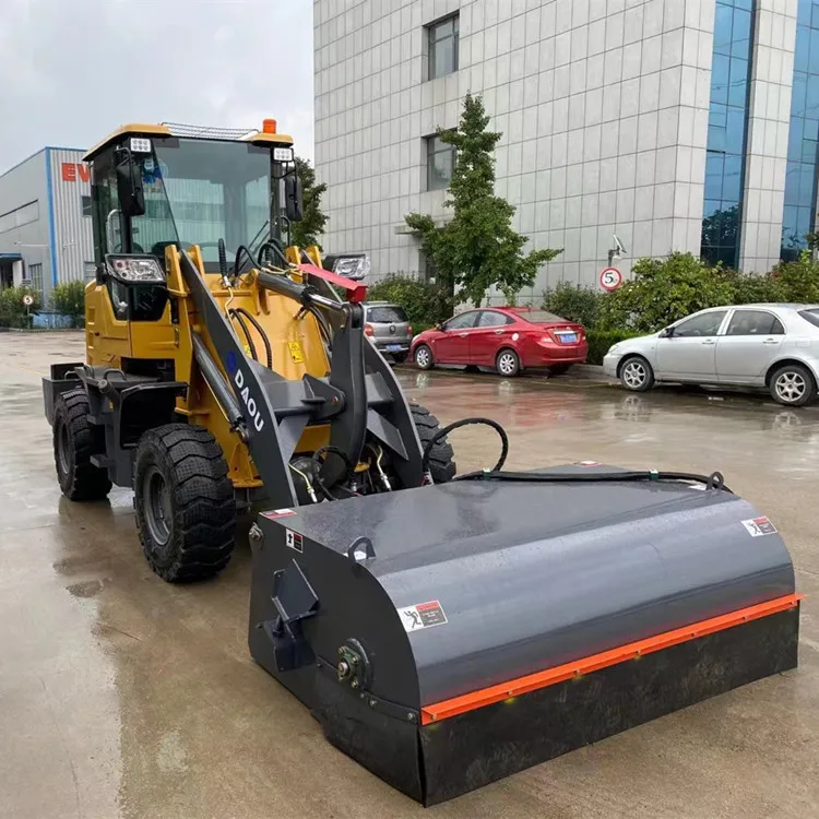 Best Price Provide Mechanical Loader Use road Sweeper Brush Skid steer loader Backward Sweeper