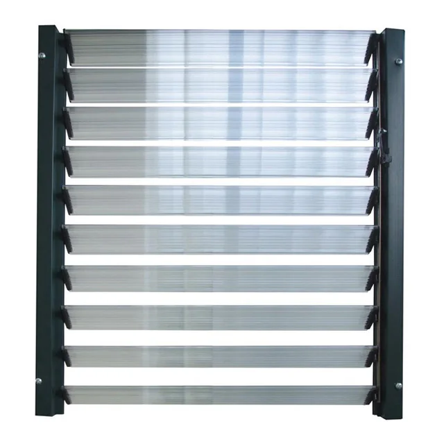 2021 china suppliers Ventilation fixed aluminum frame frosted security Glass louver windows price louvered glass window