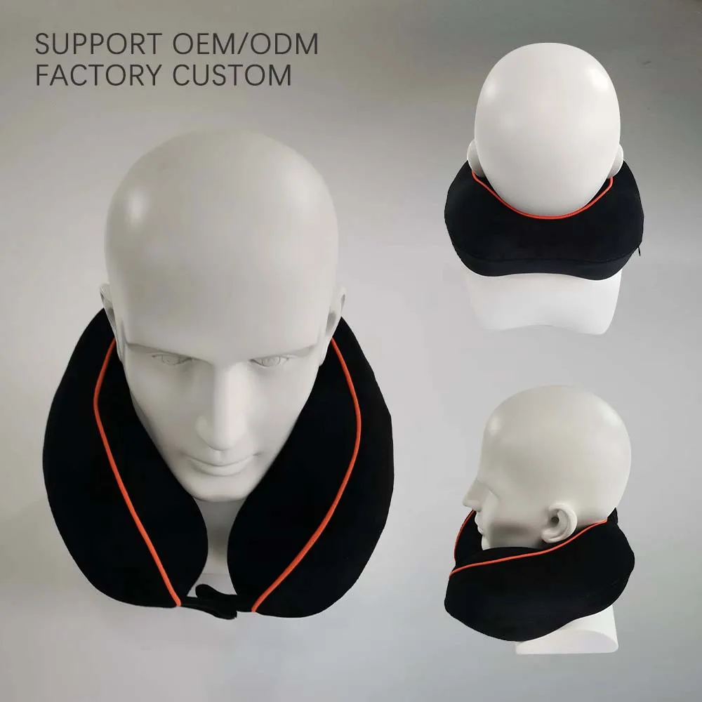 Wholesale Custom Memory Foam New Release Neck Brace Wrap U-Shaped Airplane Travel Pillow