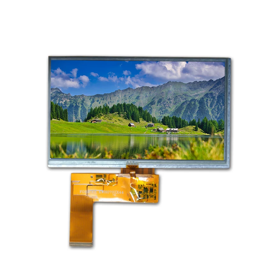 7 дюймов 800x480 разрешение RGB интерфейс 40 шпильки высокой яркости для наружной ЖК-дисплей панели