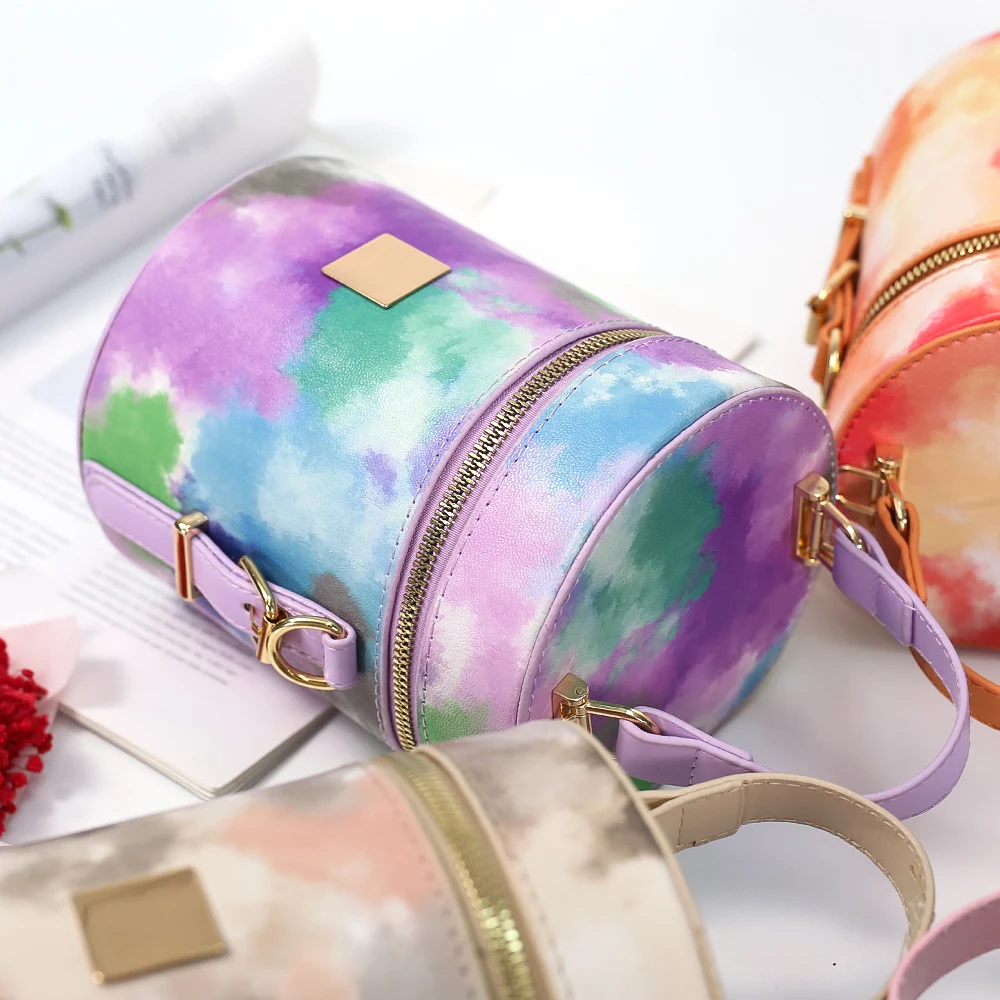  Summer New Trends 2021 Handbags Graffiti Bucket Bags Designer Famous Brands Purses For Women