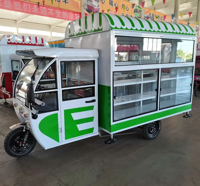 electric mobile buffet car coffe kiosk