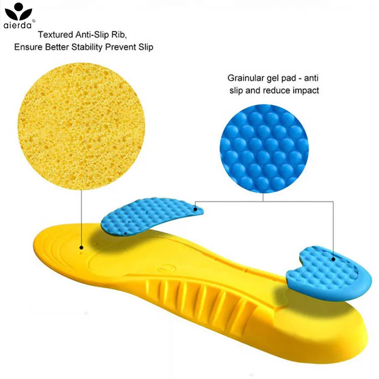 Eva Foam Wedge Removable and Adjustable Anti Pronation Orthotic Insoles