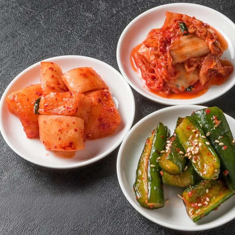 China factory direct sale high quality Export OEM/ODM Appetizer Korean flavor Light Pickled vegetables Radish Kimchi cubes