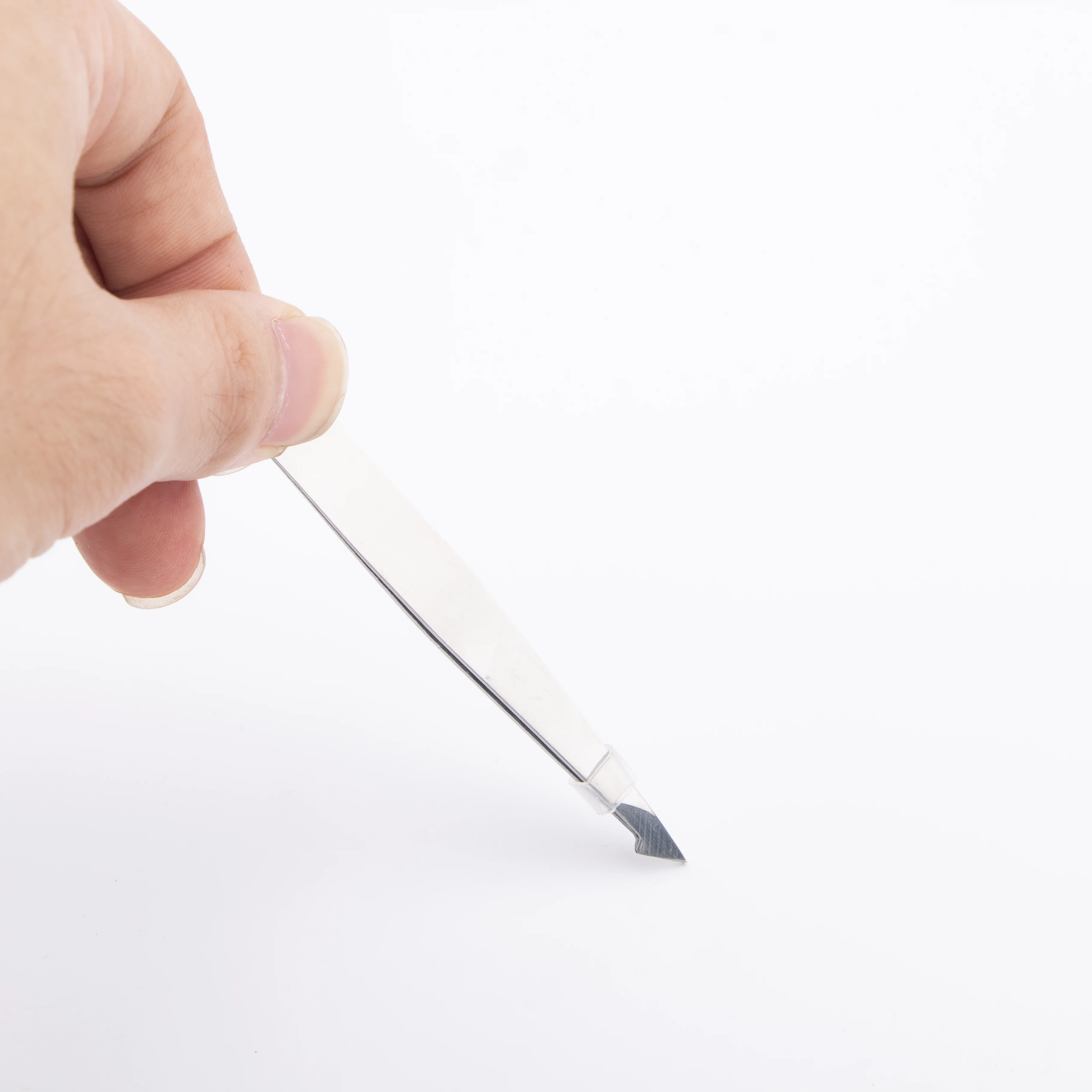 Professional High precision tweezers Multi-function Slanted Angled Eyebrow Trimmer False Eyelash with fine-tipped tweezers