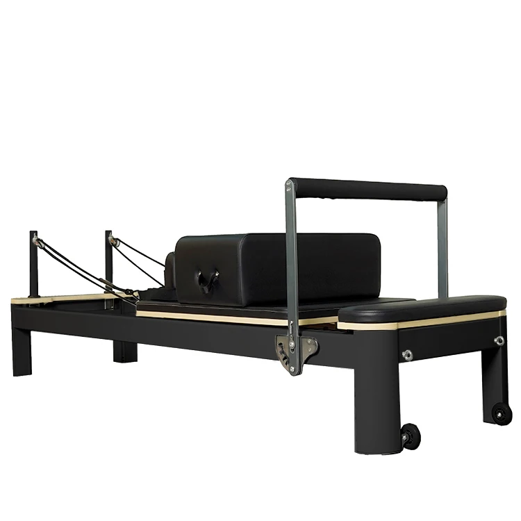 pilates studio reformer white aluminum alloy commercial gym studio yoga balance cardio tramp pilates reformer