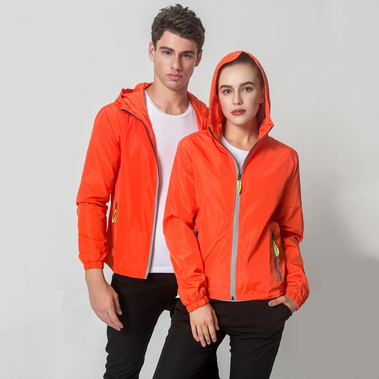 
Factory Supply High Quality Sports Outdoor Polyester Nylon Waterproof Custom Mens Jacket Windbreaker 