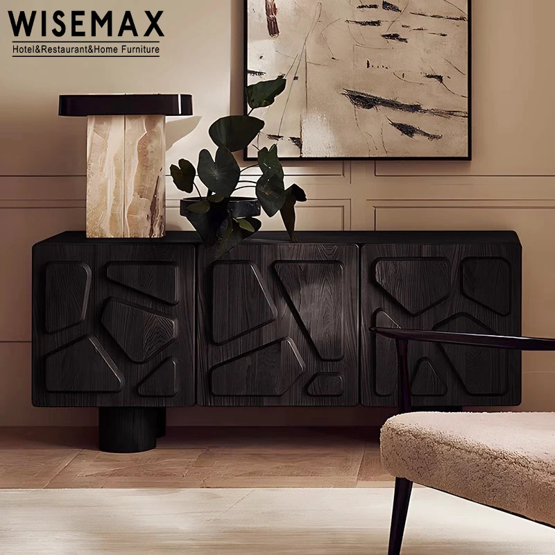 WISEMAX мебель роскошный деревянный кухонный шкаф для дома и спальни шкафы из массива дерева хранения с ящиками отеля