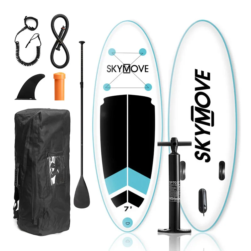 
China Manufacturer wholesale windsurf inflatable stand up sup paddle board set 